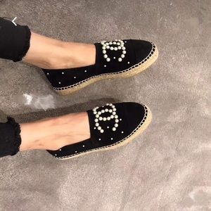 CHANEL PEARL ESPADRILLES